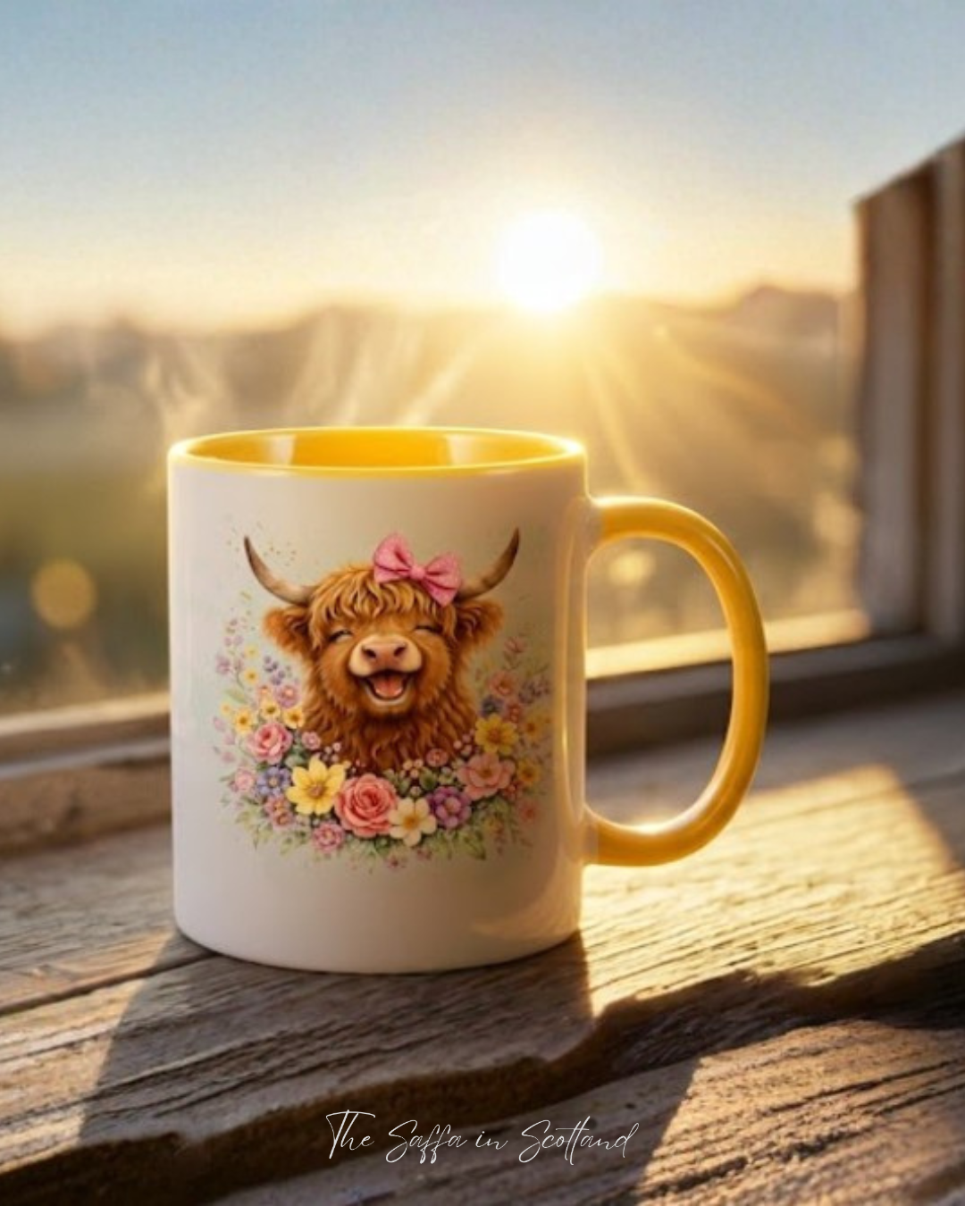 Highland Cow Koppie met Strikkie